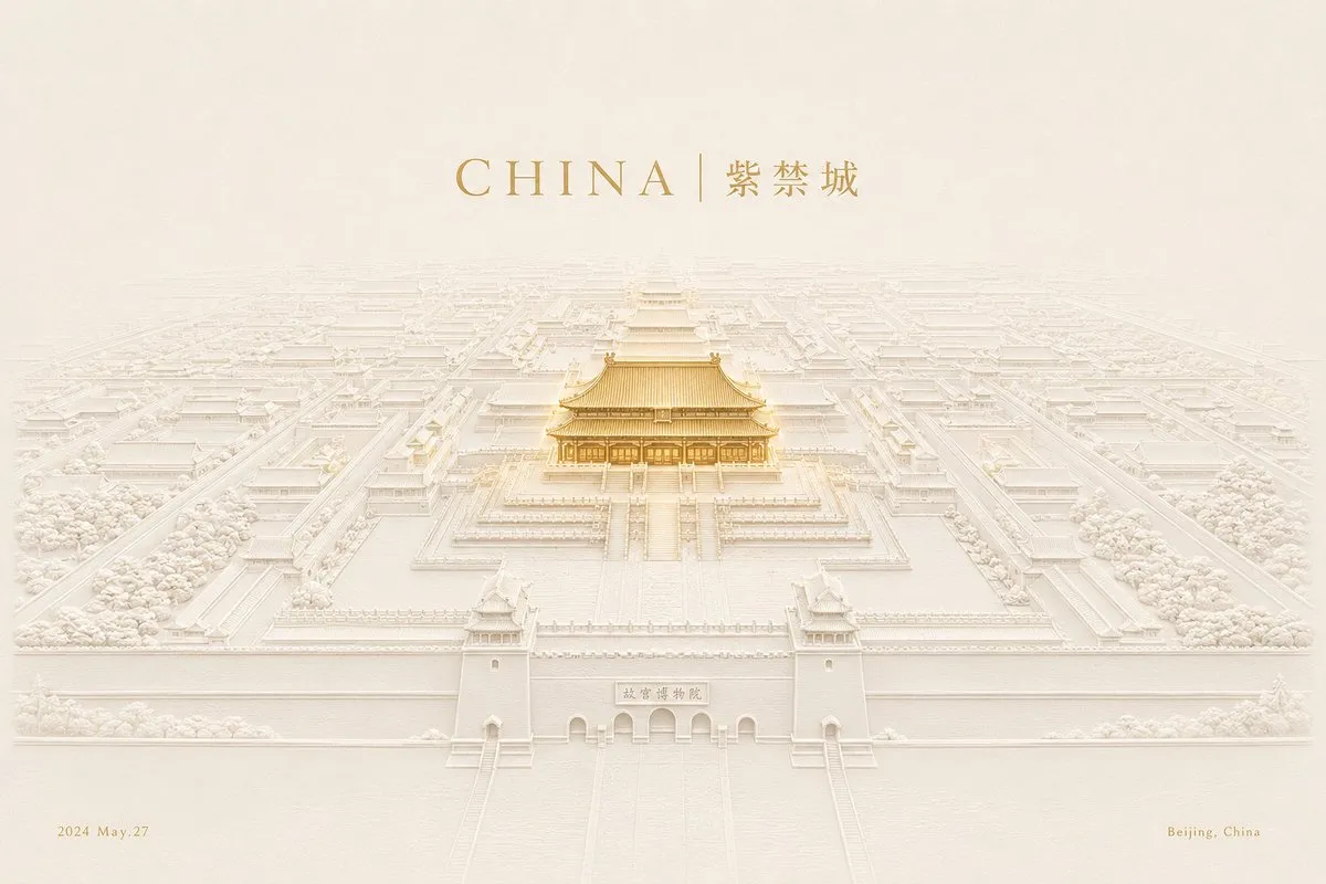 پرامپت طراحی: An embossed relief-style architectural poster,…