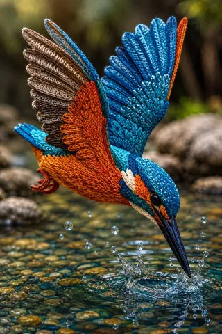 پرامپت سه‌بعدی با چت جی پی تی GPT Image : A magnificent Scarlet Macaw perched on a… - تصویر 3، ساخته‌شده با چت جی پی تی GPT…