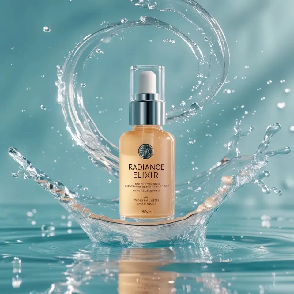 پرامپت محصول: Luxury skincare commercial, ultra-premium…