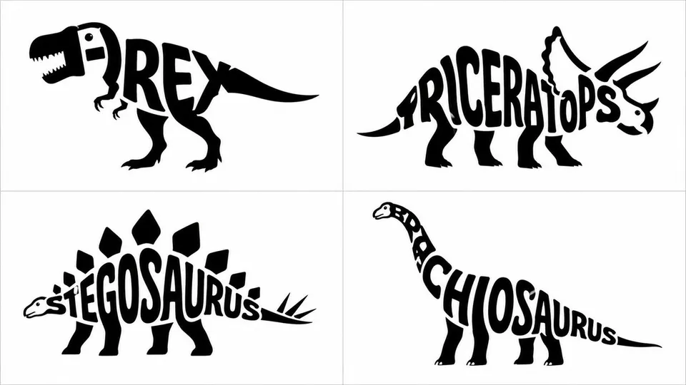 پرامپت لوگو: SELECT calligram FROM typographic zoology…