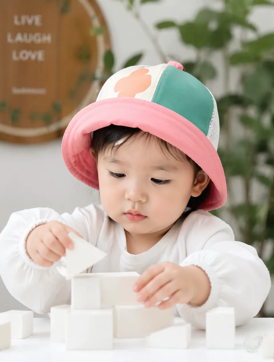پرامپت عکاسی: A young toddler with soft, fair skin is…