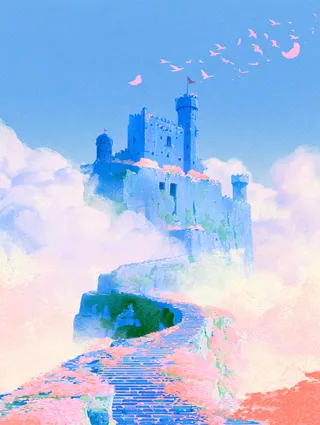 پرامپت پس‌زمینه: Castle in the Sky