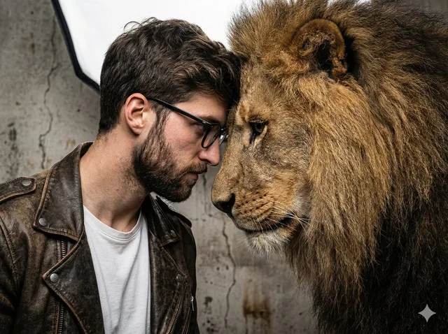A gritty, intense portrait of a man, a friend of real lio...