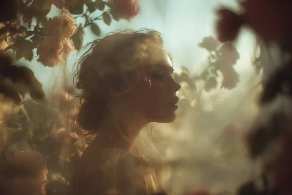 پرامپت عکاسی با چت جی پی تی GPT Image : A soft-focus dream photograph of a subject in… - ساخته‌شده با چت جی پی تی GPT Image
