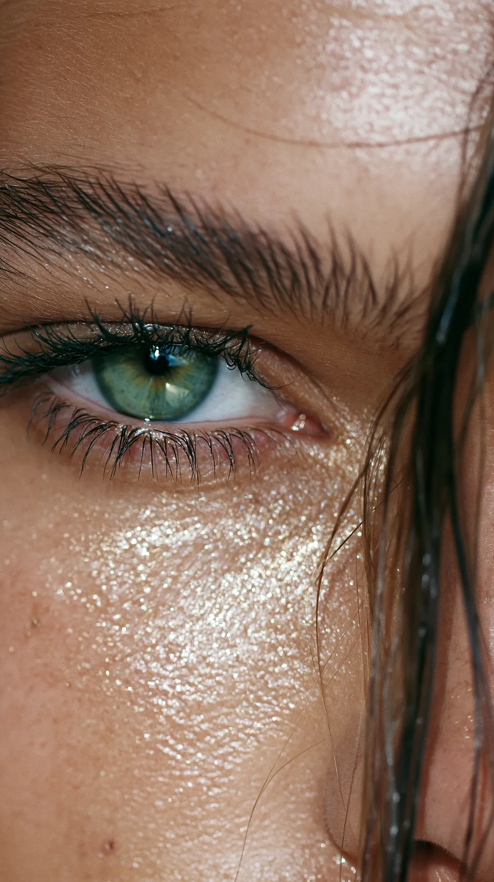 پرامپت عکاسی با میدجرنی: extreme close-up beauty portrait - ساخته‌شده با میدجرنی