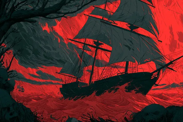 [Subject]  in a Horror Comic Anthology, with eerie settin...