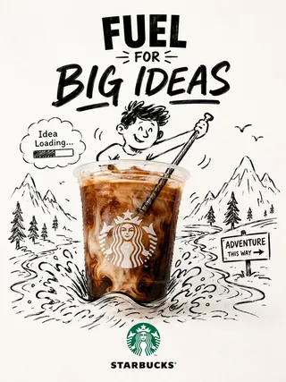 پرامپت لوگو با چت جی پی تی GPT Image : Innovative mixed-media brand campaign poster,… - ساخته‌شده با چت جی پی تی GPT Image