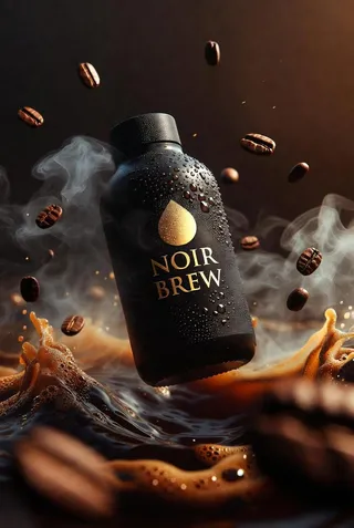پرامپت محصول با نانو بنانا جمینای : Ultra-cinematic premium coffee bottle labeled… - ساخته‌شده با نانو بنانا جمینای