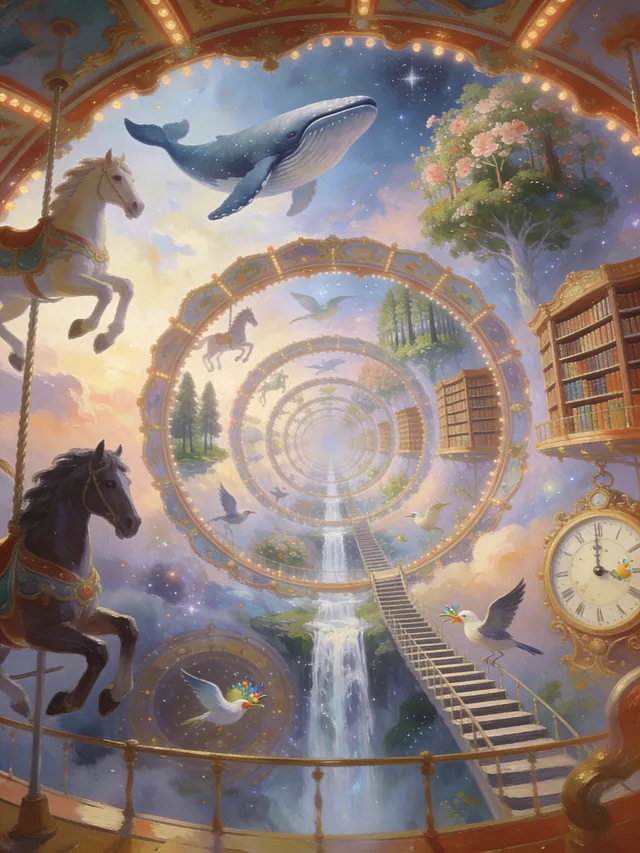 The Carousel That Never Stops An infinite carousel stretc...