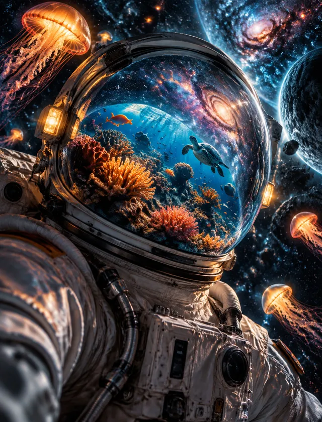 "An ultra-photorealistic, awe-inspiring double exposure a...
