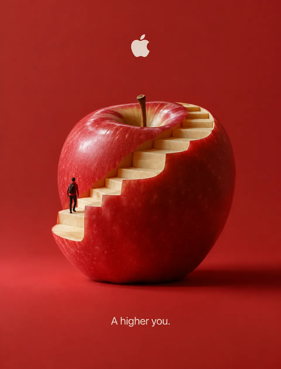 پرامپت لوگو با چت جی پی تی GPT Image : Generate Creative 3D ad for Apple , with… - ساخته‌شده با چت جی پی تی GPT Image
