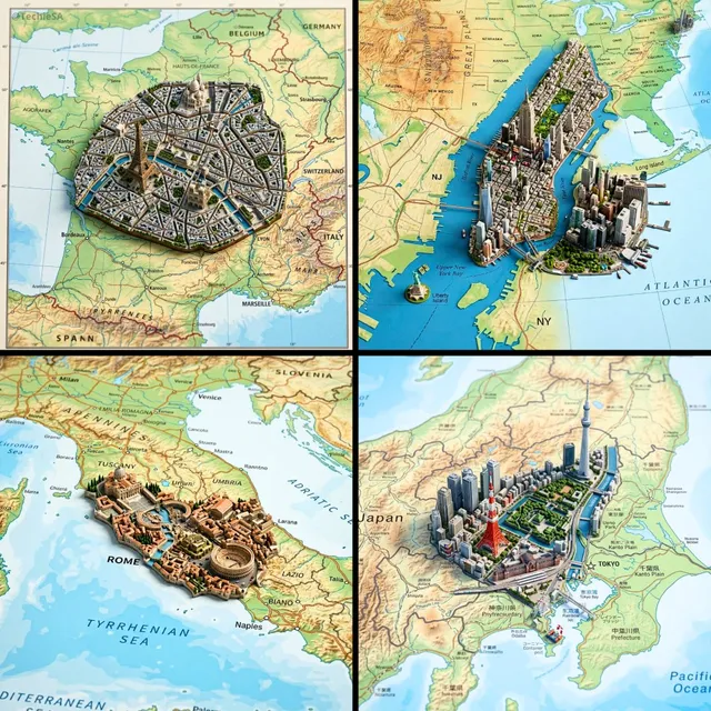 Ultra-realistic top-down geographic map with precise cartographic accuracy, clearly defining the true geographic context of [COUNTRY].

From