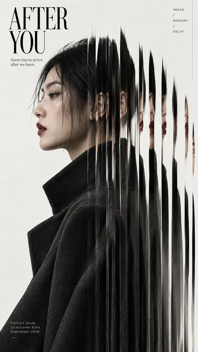 TITLE: [Title]
SUBJECT: [Person And Pose]
DISTORTION: [Distortion Type]
PALETTE: [Palette]
FORMAT: 9:16

Create a premium fashion editorial