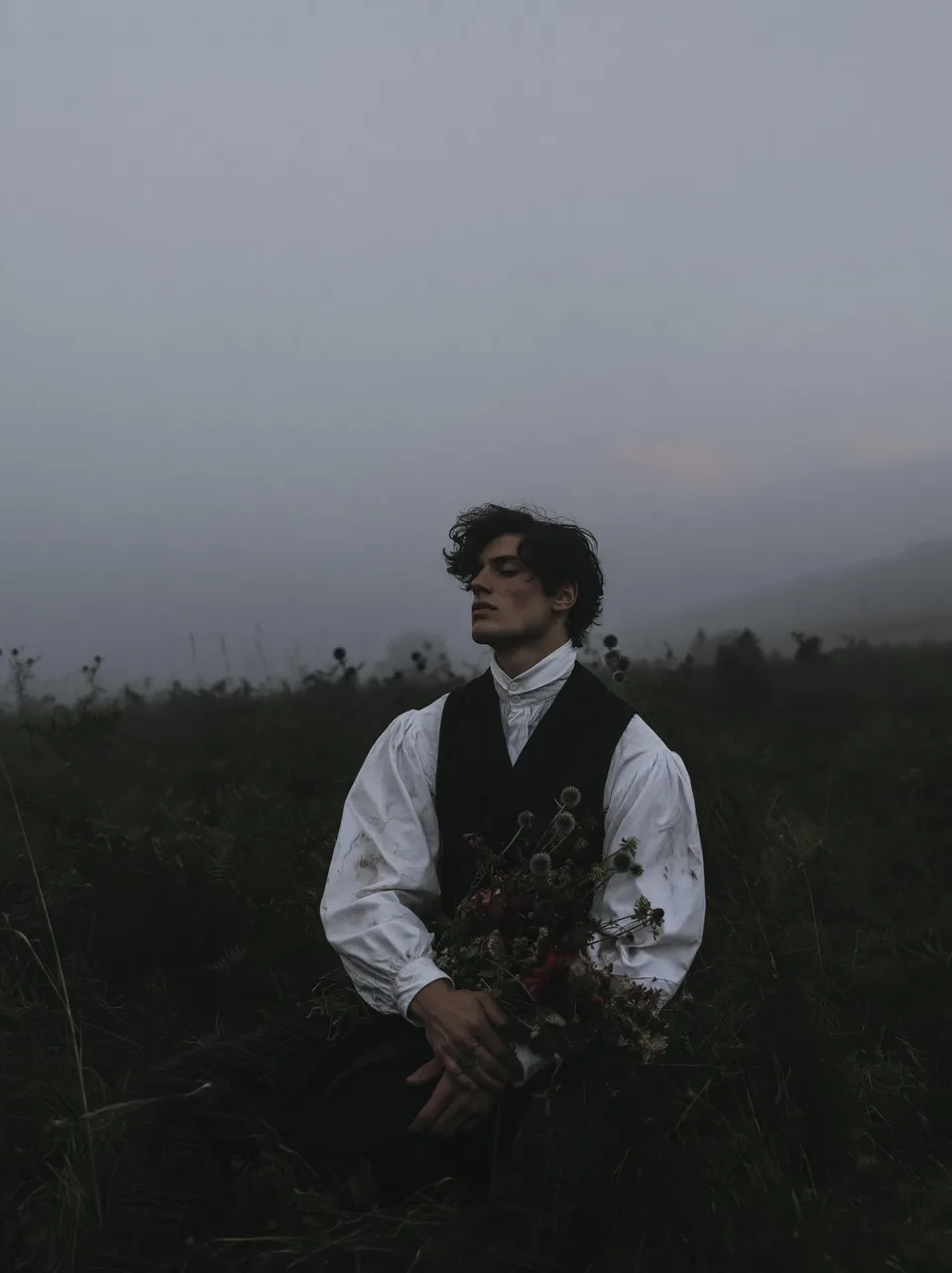 Photography prompt with Midjourney: victorian era handsome man, enjoying his life on british…