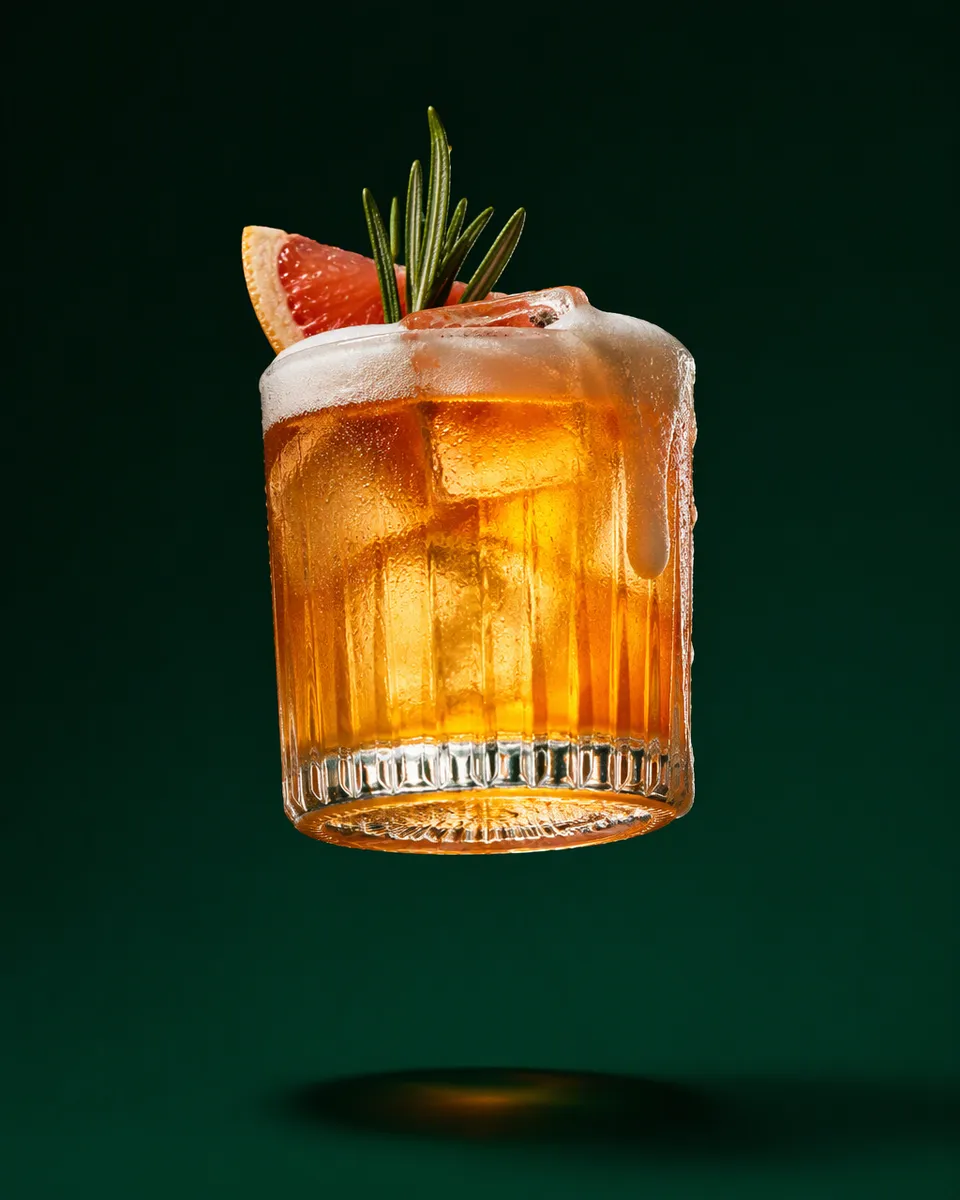 پرامپت پس‌زمینه با چت جی پی تی GPT Image : A premium DRINK NAME in a GLASS TYPE with ICE… - ساخته‌شده با چت جی پی تی GPT…