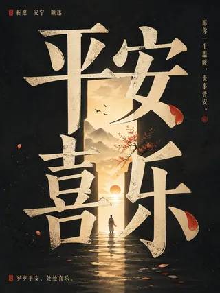 Design prompt with ChatGPT GPT Image : 高级概念海报，竖版 3:4，核心文字为 输入文字 请先深度理解' 输入文字…