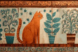 پرامپت پس‌زمینه با چت جی پی تی GPT Image : A naive folk art painting of subject ,… - تصویر 3، ساخته‌شده با چت جی پی تی GPT…