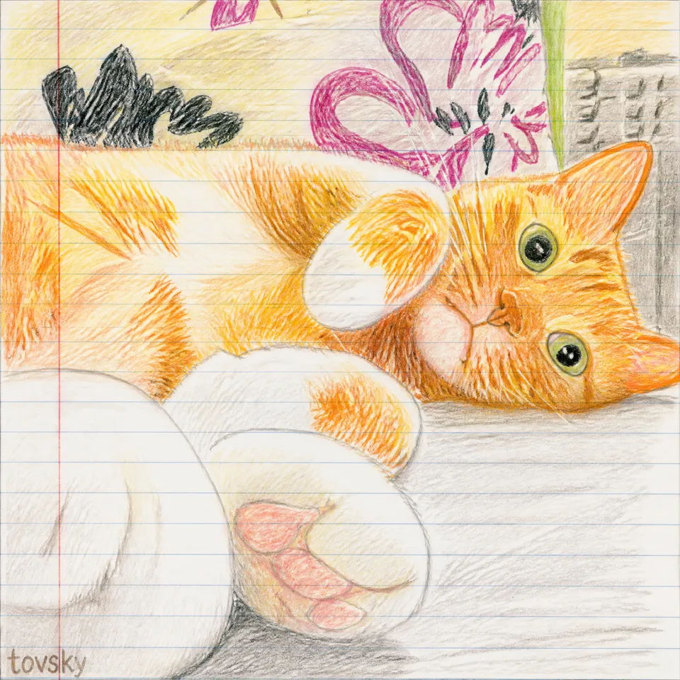 پرامپت سه‌بعدی با چت جی پی تی GPT Image : Turn this image into a child's drawing with… - ساخته‌شده با چت جی پی تی GPT Image