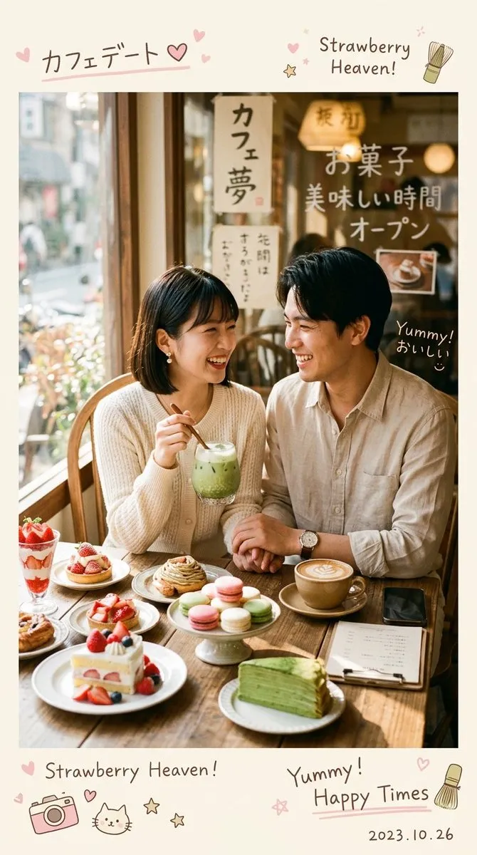پرامپت عکاسی با چت جی پی تی GPT Image : Ultra-realistic cozy Japanese-Korean café… - ساخته‌شده با چت جی پی تی GPT Image