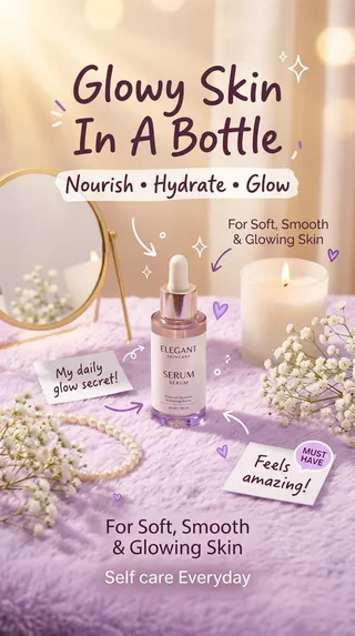 پرامپت محصول با چت جی پی تی GPT Image : Luxury aesthetic skincare advertisement,soft… - تصویر 2، ساخته‌شده با چت جی پی تی…