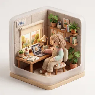 پرامپت سه‌بعدی با نانو بنانا جمینای : Create a 3D isometric diorama illustration of… - تصویر 4، ساخته‌شده با نانو بنانا…