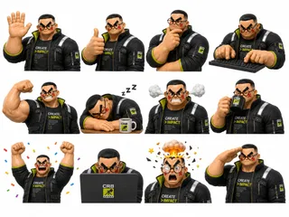 پرامپت سه‌بعدی: A 3D animated CG character in cinematic… - تصویر 4
