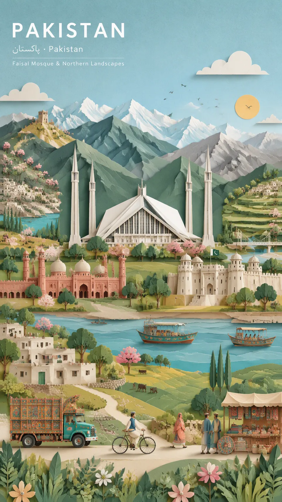پرامپت سه‌بعدی با چت جی پی تی GPT Image : PASTEL PAPER-COLLAGE STYLE META PROMPT - ساخته‌شده با چت جی پی تی GPT Image