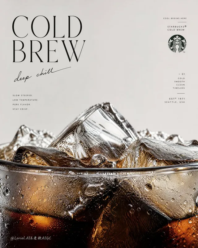 Create an ultra-premium vertical advertising poster for S...