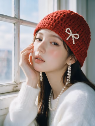 پرامپت عکاسی با سیدریم: A close-up portrait of a young Taiwan idol in… - ساخته‌شده با سیدریم