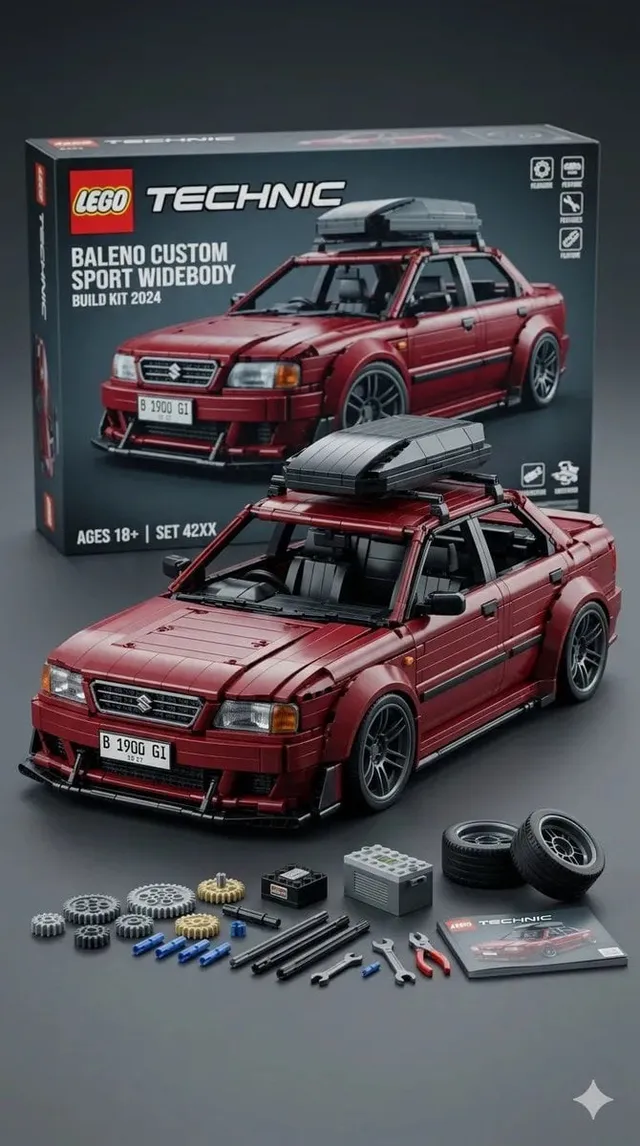پرامپت سه‌بعدی با نانو بنانا جمینای : Ultra-detailed studio product render of a LEGO… - تصویر 2، ساخته‌شده با نانو بنانا…