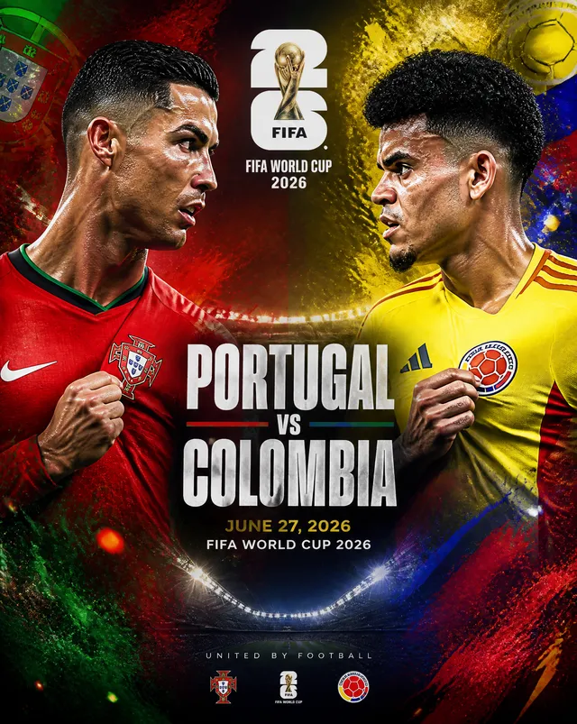 ULTRA-REALISTIC FIFA WORLD CUP 2026 MATCH POSTER, Cristia...
