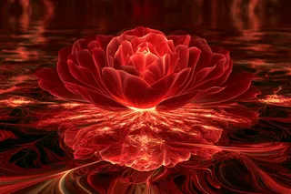 پرامپت پس‌زمینه: A Fractal Reflections representation of… - تصویر 4