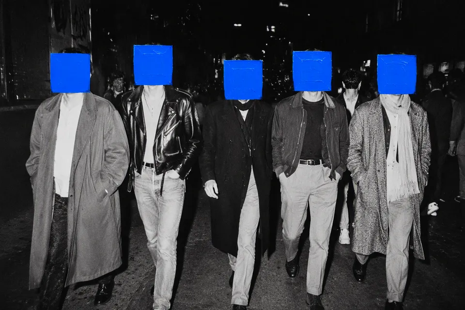 پرامپت طراحی با چت جی پی تی GPT Image : A black and white analog night street… - ساخته‌شده با چت جی پی تی GPT Image