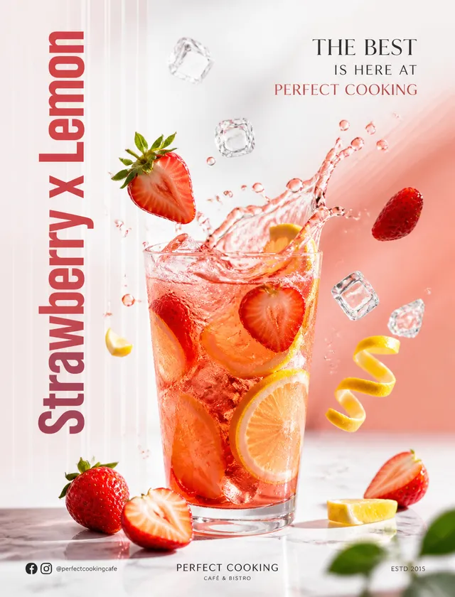 Vertical ultra-realistic premium advertisement poster for...