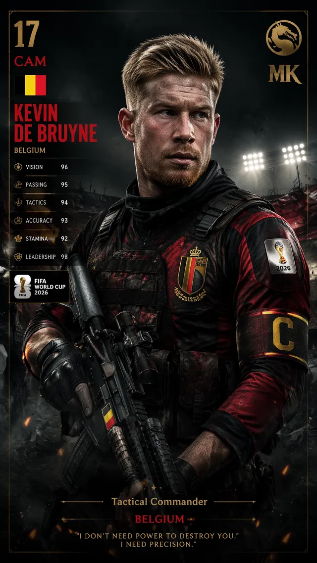 Belgium — Kevin De Bruyne — Mortal Kombat meets Call of D...