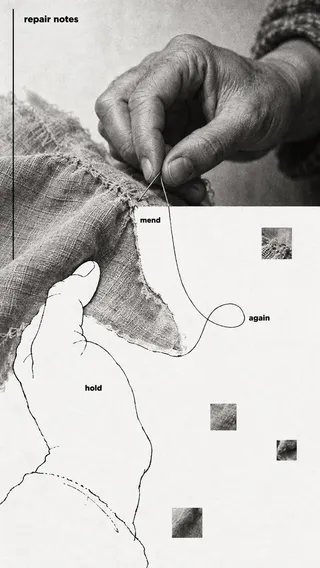 پرامپت طراحی: Design a finished experimental editorial… - تصویر 3