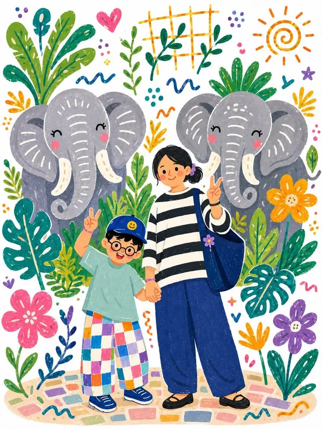 Transform the uploaded photo into a whimsical children's ...