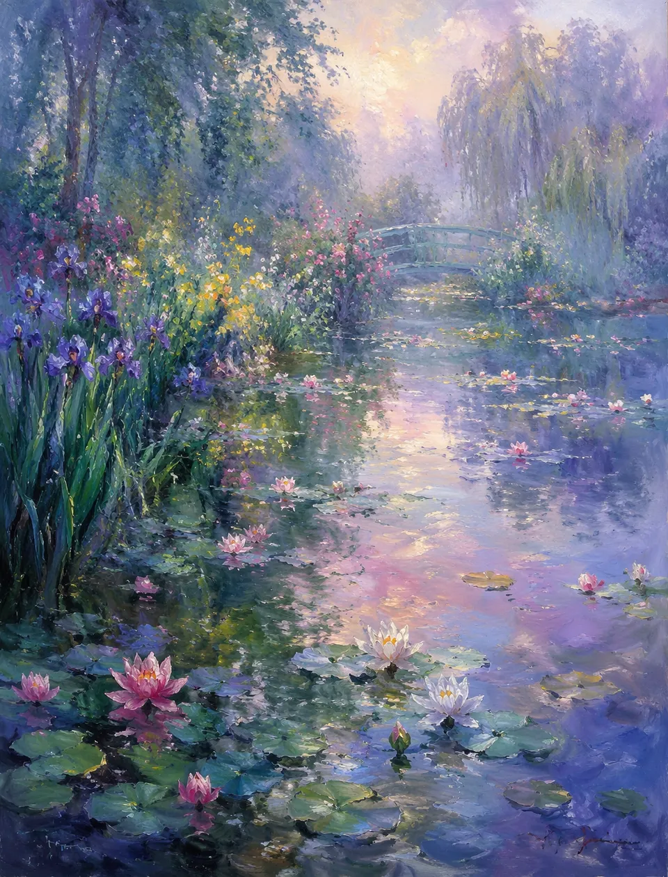 پرامپت سه‌بعدی با چت جی پی تی GPT Image : Impressionist oil painting in the style of… - ساخته‌شده با چت جی پی تی GPT Image