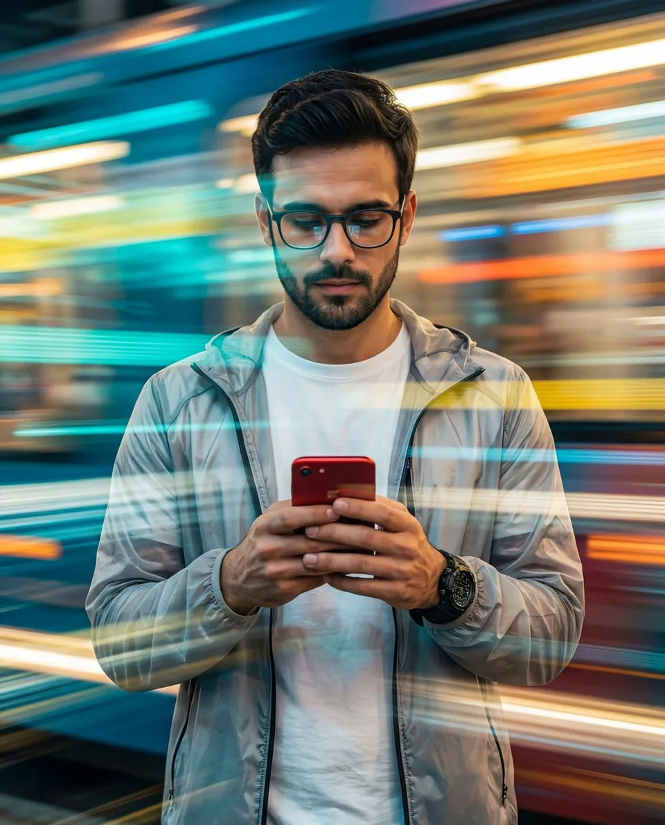 پرامپت عکاسی با نانو بنانا جمینای : Generate an image of a man in the uploaded… - ساخته‌شده با نانو بنانا جمینای