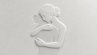 پرامپت لوگو: Subject rendered as a blind embossed paper…