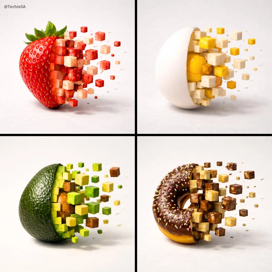 پرامپت سه‌بعدی با چت جی پی تی GPT Image : Minimalist food photograph, 1080x1080 – a… - ساخته‌شده با چت جی پی تی GPT Image