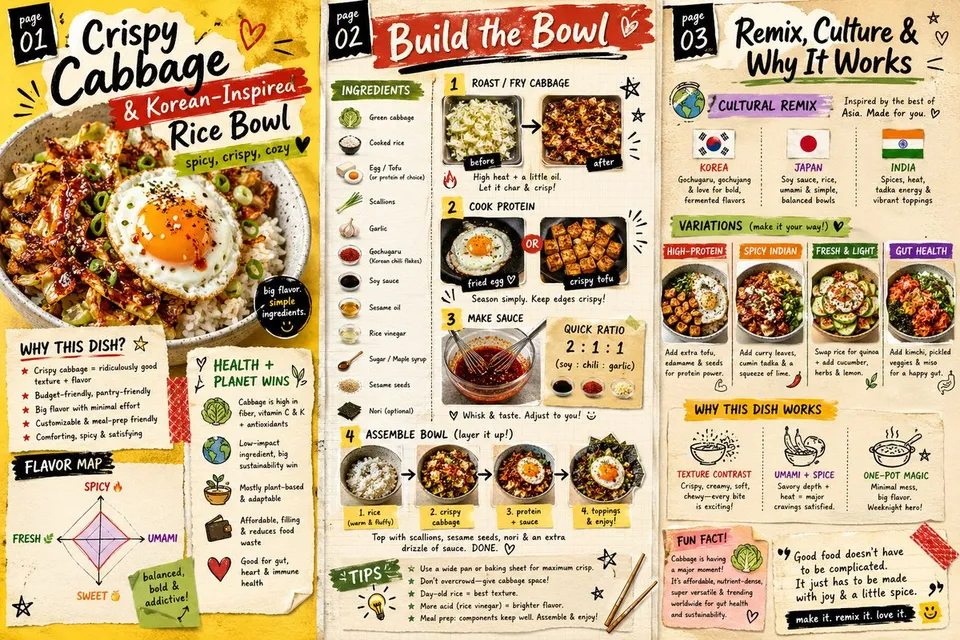 پرامپت لوگو با چت جی پی تی GPT Image : A sleek, modern 3-page editorial food magazine… - ساخته‌شده با چت جی پی تی GPT Image