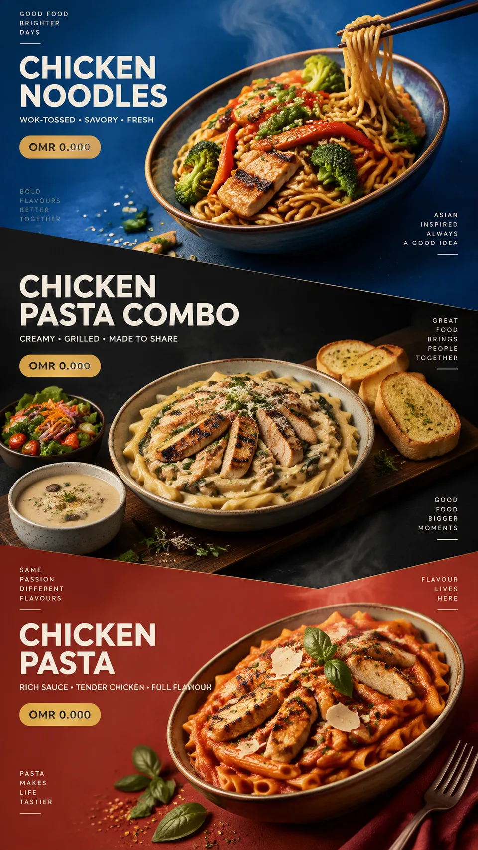 پرامپت محصول با چت جی پی تی GPT Image : Create an ultra-premium restaurant advertising… - ساخته‌شده با چت جی پی تی GPT Image