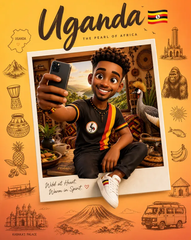 Create a premium collectible travel poster in a cute styl...