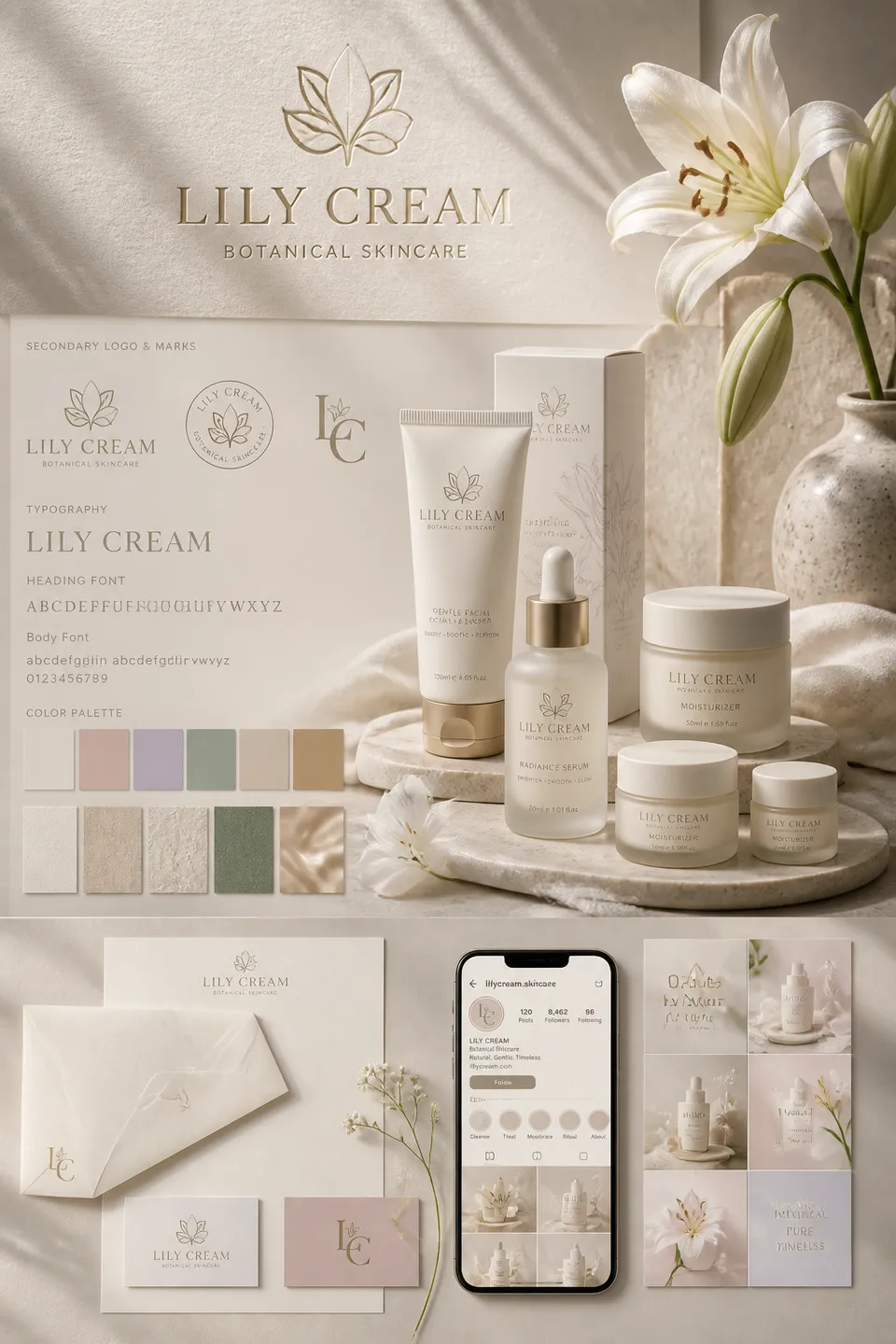 پرامپت لوگو با چت جی پی تی GPT Image : Create a high-end luxury brand identity… - ساخته‌شده با چت جی پی تی GPT Image