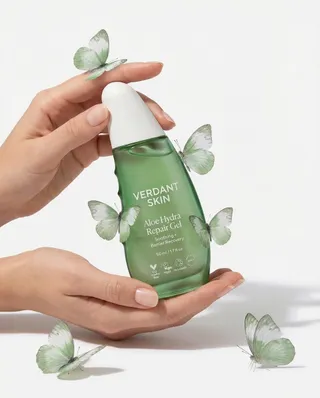 پرامپت محصول با نانو بنانا جمینای : A professional skincare shot of a product… - تصویر 2، ساخته‌شده با نانو بنانا جمینای