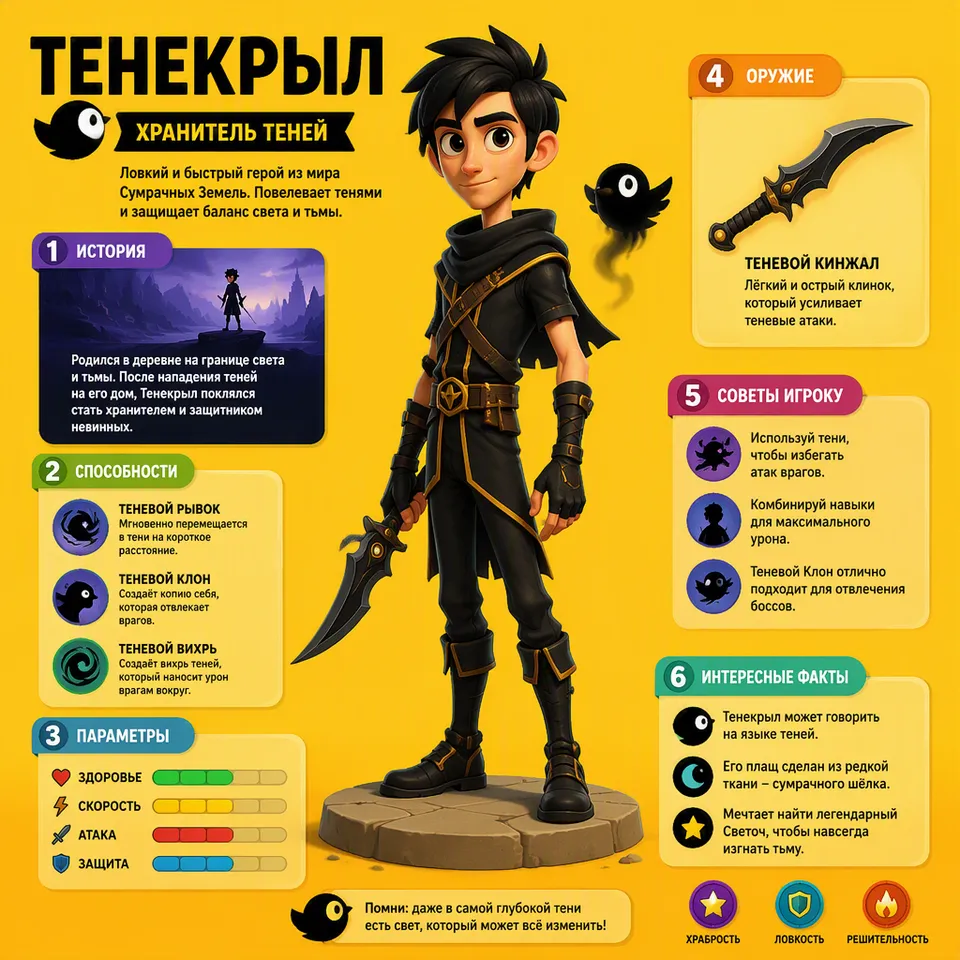 پرامپت استوری‌بورد با چت جی پی تی GPT Image : Детская яркая обучающая инфографика в стиле… - ساخته‌شده با چت جی پی تی GPT…