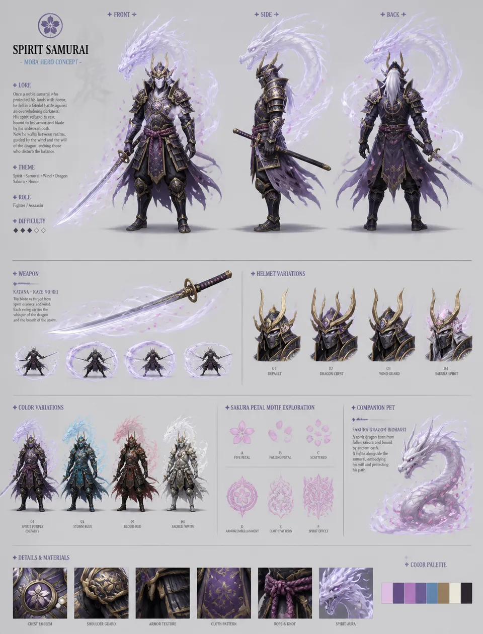 پرامپت استوری‌بورد با چت جی پی تی GPT Image : Spirit SamuraiCreate a detailed character… - ساخته‌شده با چت جی پی تی GPT Image