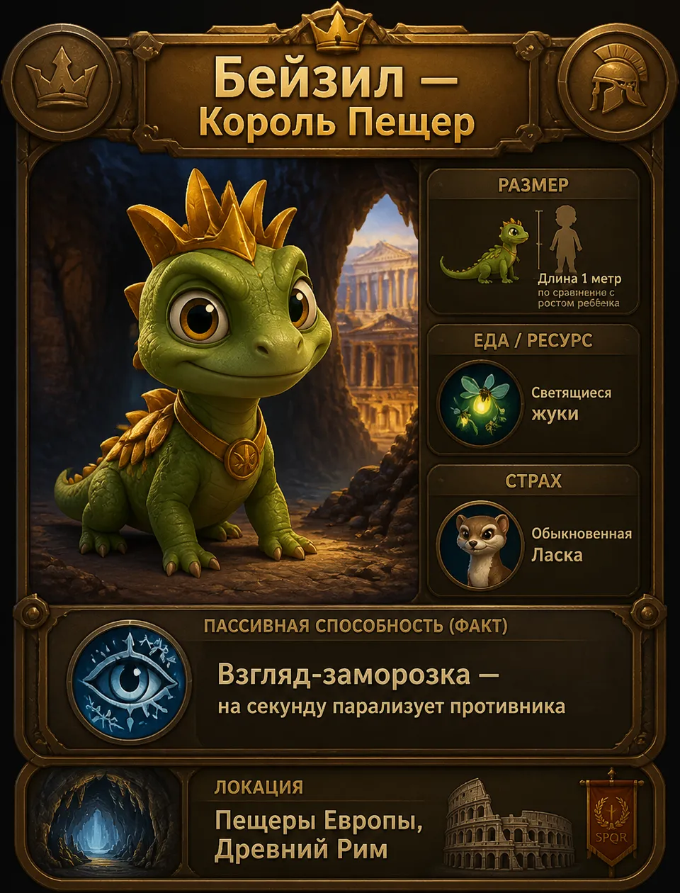 پرامپت استوری‌بورد با چت جی پی تی GPT Image : Карточка персонажа детской MOBA, стиль Pixar… - ساخته‌شده با چت جی پی تی GPT…