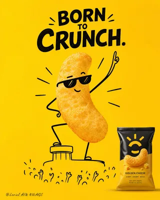 پرامپت محصول: Create an ultra-premium snack advertising…